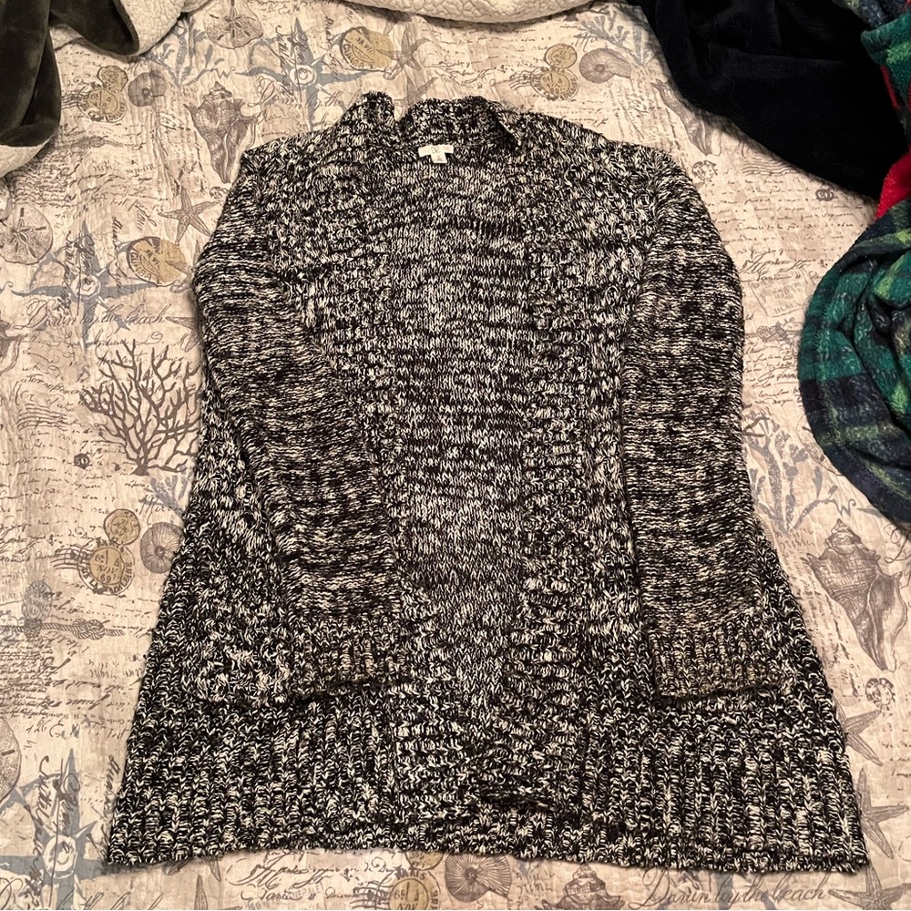 Nordstrom black and white cardigan